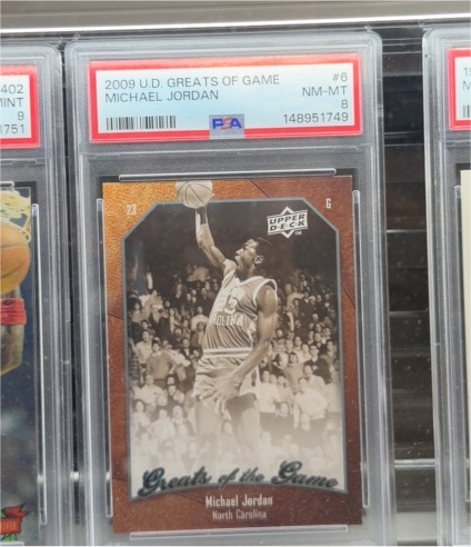 2009 Upper Deck Greats of the Game #6 Michael Jordan — front