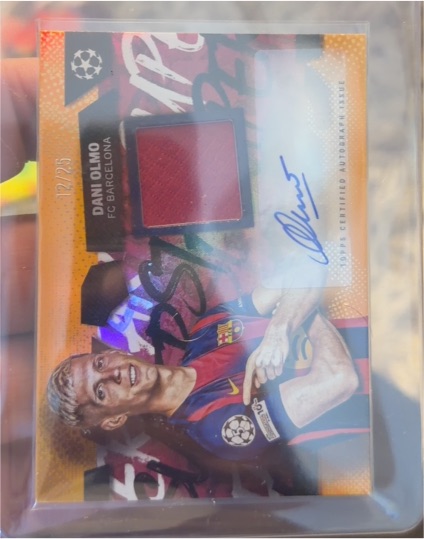 2025 Topps UEFA Club Competitions #TSAR-DO Dani Olmo — front