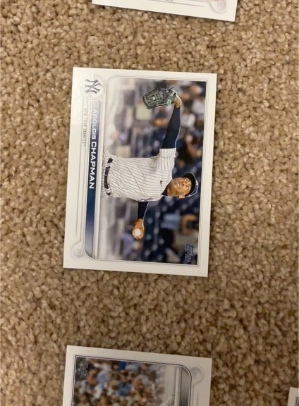2025 Topps #Aroldis Chapman New York Yankees — front