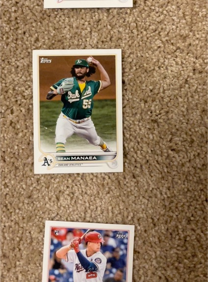 2022 Topps #281 Sean Manaea Oakland Athletics — front