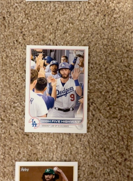 2022 Topps Series 2 #505 High Five Highway Los Angeles Dodgers — front