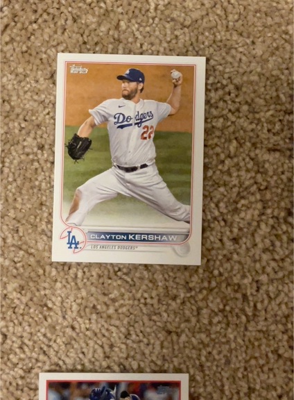 2023 Topps #22 Clayton Kershaw — front