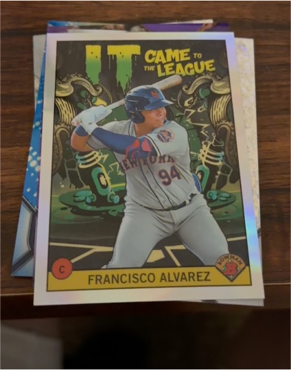 2022 Bowman Chrome It Came to the League #ICFL-13 Francisco Alvarez — front