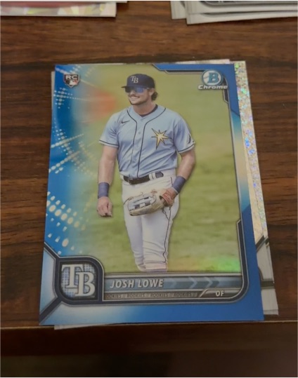 2022 Bowman Chrome #87 Josh Lowe — front