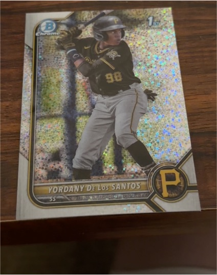 2022 Bowman Chrome #BCP-166 Yordany De Los Santos — front