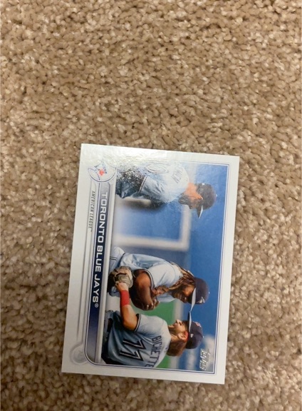 2022 Topps #109 Toronto Blue Jays Team Card Vladimir Guerrero Jr. — front
