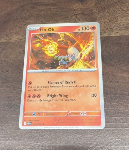 2026 Nintendo Pokémon TCG Ho-Oh #010 — front