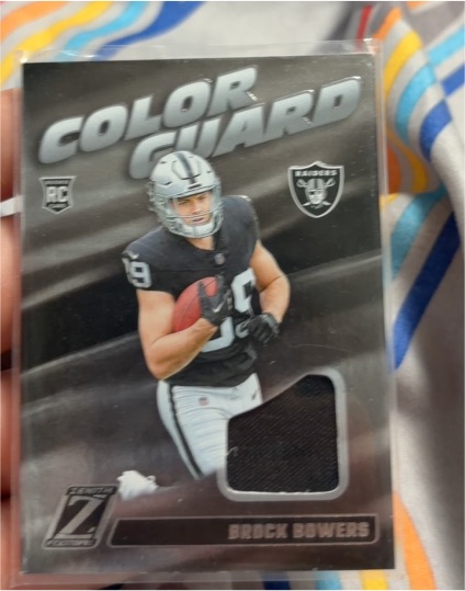 2024 Panini Zenith #CG7 Brock Bowers Color Guard — front
