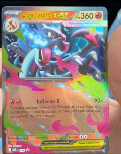 Mega Charizard X ex 013/094 Me02: Phantasmal Flames — front