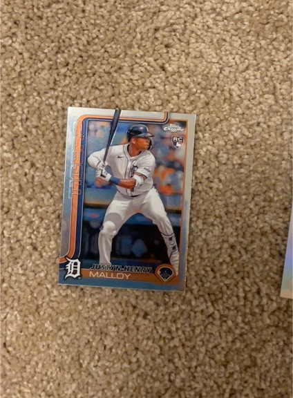 2025 Topps Chrome #224 Justyn-Henry Malloy — front