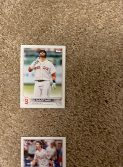 2020 Topps #288 J.D. Martinez — front