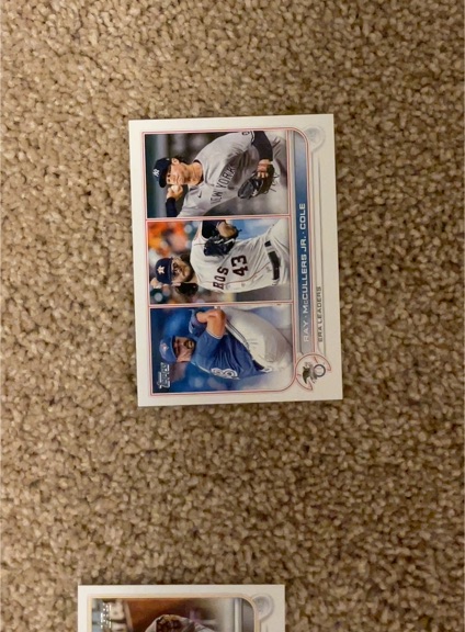 2022 Topps Series 1 #283 Ray/McCullers Jr./Gerrit Cole — front