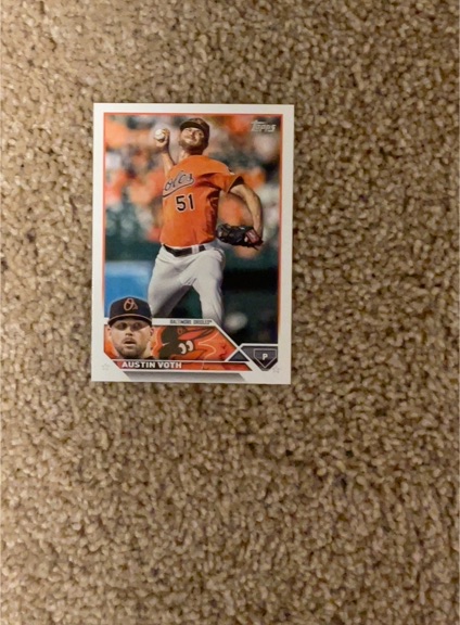 2023 Topps Series 2 #647 Austin Voth — front