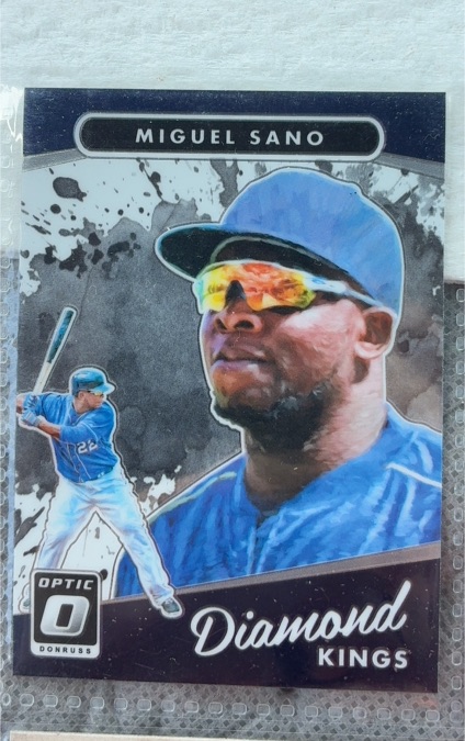 2017 Donruss Optic Diamond Kings #17 Miguel Sano — front