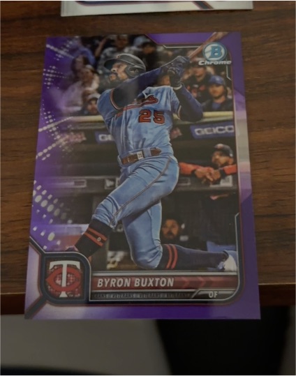 2022 Bowman Chrome #94 Byron Buxton — front