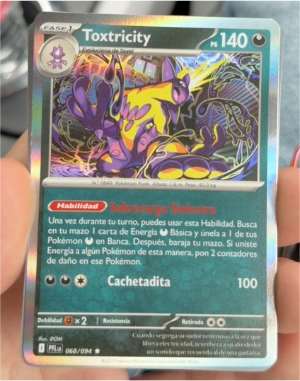 2021 Pokémon ME02: Phantasmal Flames #068 Toxtricity — front