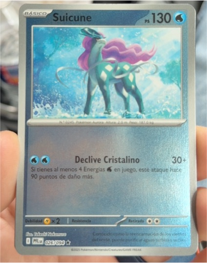 2015 Pokémon #026 Suicune — front