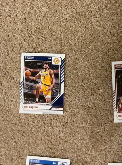 2021 Donruss #IND Obi Toppin — front