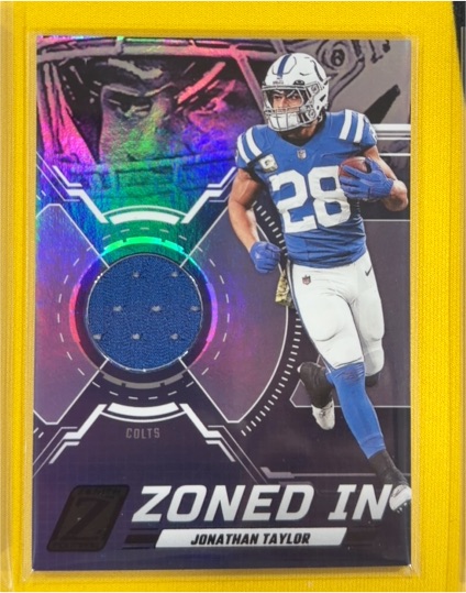 2023 Panini Zenith #ZI-JTR Jonathan Taylor Zoned In — front