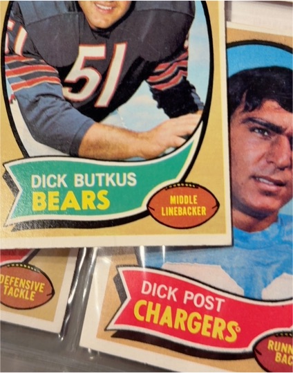 1970 Topps #190 Dick Butkus — front