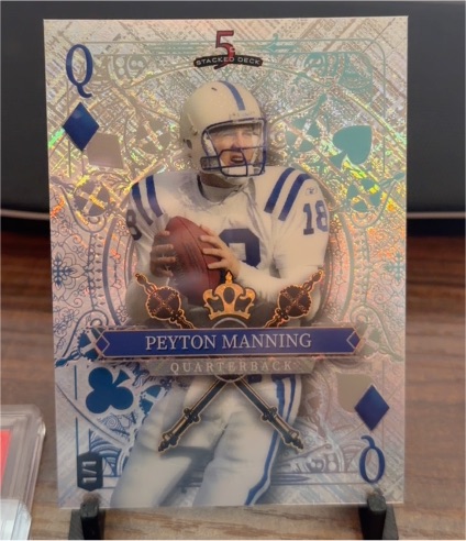 2024 Wild Card 5 Card Draw Stacked Deck #5 Peyton Manning — front