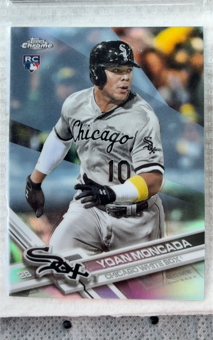 2017 Topps Chrome #75 Yoan Moncada — front