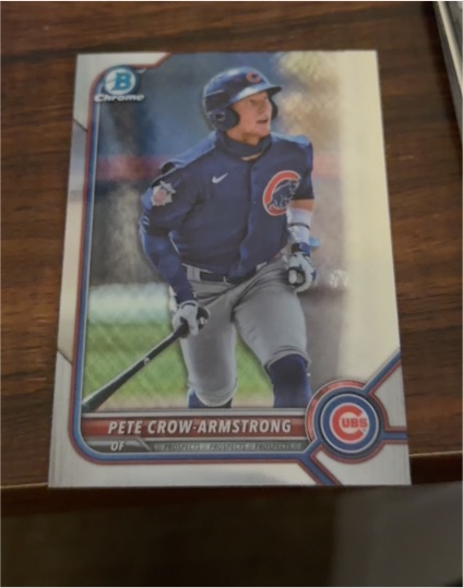 2022 Bowman Chrome Prospects #BCP-102 Pete Crow-Armstrong — front