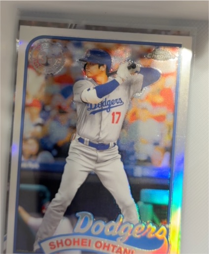 2024 Topps Chrome #89CB-5 Shohei Ohtani Dodgers 1989 35th Anniversary Refractor — front