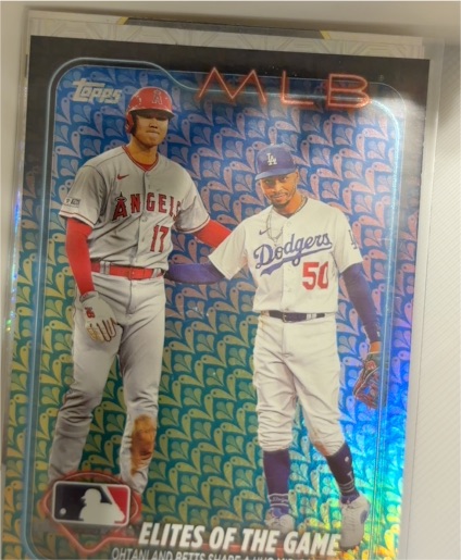 2024 Topps Series 1 #138 Elites of the Game Shohei Ohtani and Mookie Betts — front