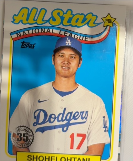 2024 Topps 1989 All-Star #89ASB-1 Shohei Ohtani — front