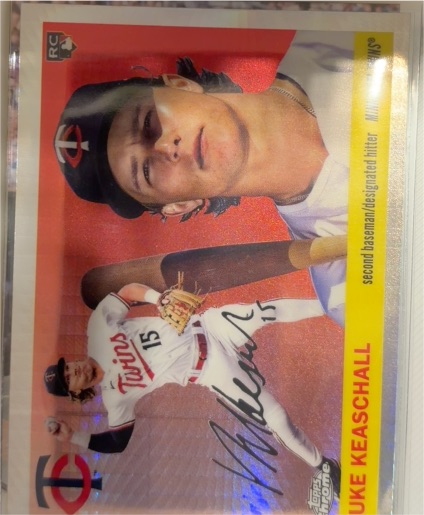2025 Topps Chrome Update #USC106 Luke Keaschall — front