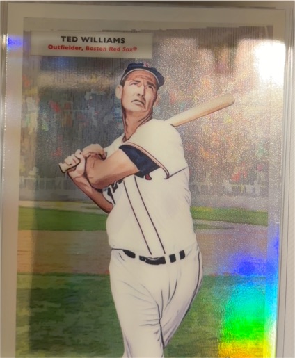 2017 Bowman Chrome #2 Ted Williams 1951 Bowman Reproduction — front
