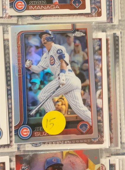 2025 Topps Chrome #210 Seiya Suzuki — front