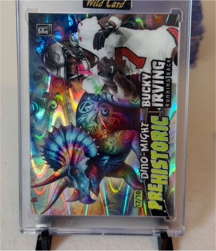 2024 Wild Card Dino-Might Prehistoric #17/18 Bucky Irving — front