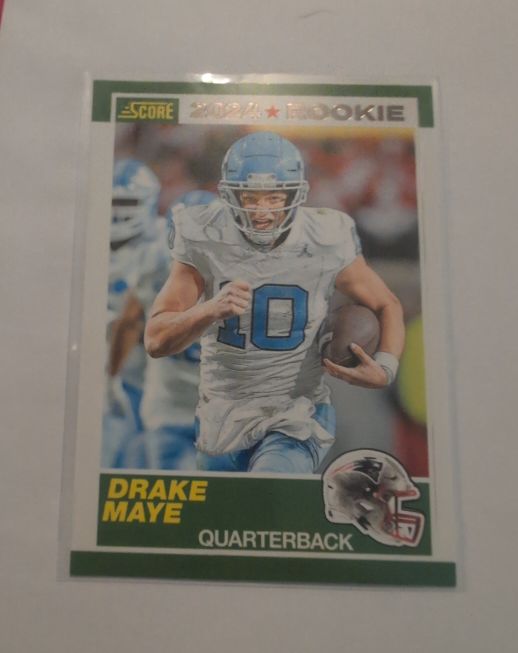 2024 Score #3 Drake Maye Rookie — front