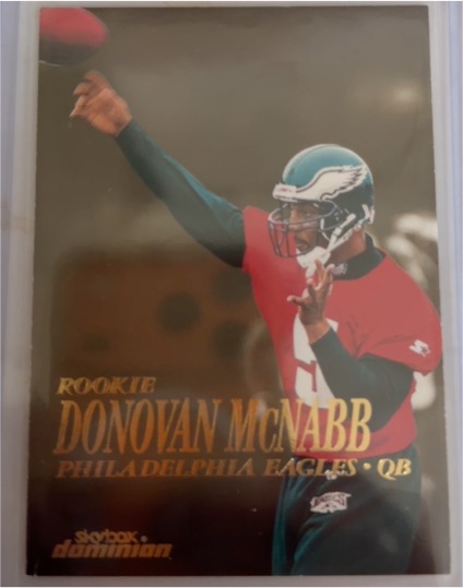 1999 Skybox Dominion #202 Donovan McNabb Rookie Card — front