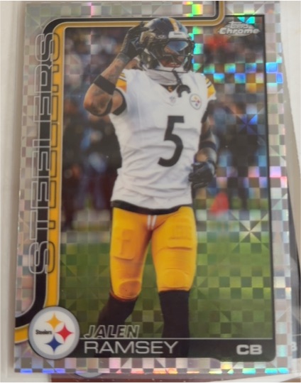 2025 Topps Chrome #191 Jalen Ramsey — front