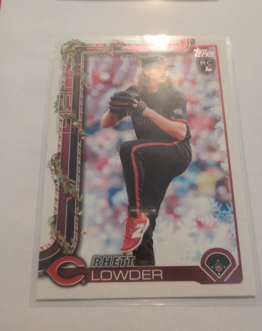 2025 Topps Holiday #H104 Rhett Lowder — front