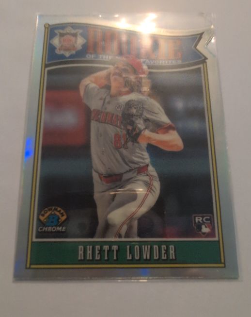 2025 Bowman Chrome Rookie Of The Year Favorites #ROY-11 Rhett Lowder — front