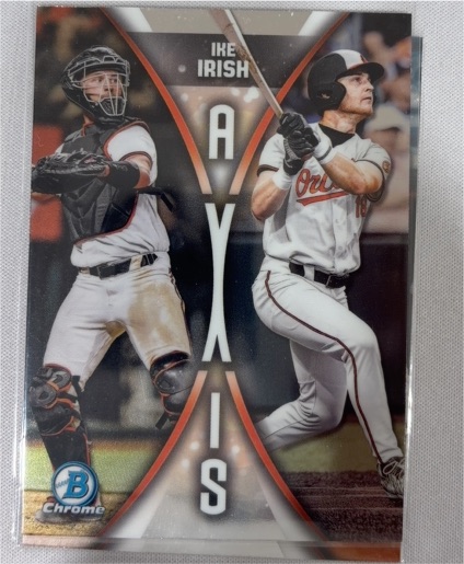 2025 Bowman Draft Chrome Axis Insert #A-9 Ike Irish — front
