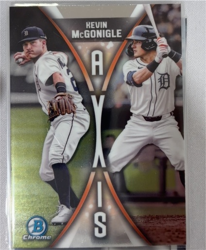 2025 Bowman Draft Axis Insert #A-13 Kevin McGonigle — front
