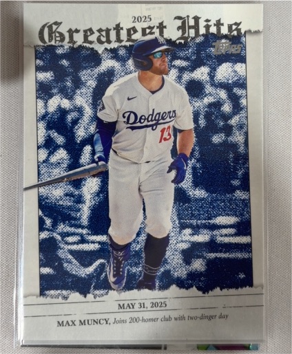 2026 Topps #GH-24 Max Muncy 2025 Greatest Hits — front