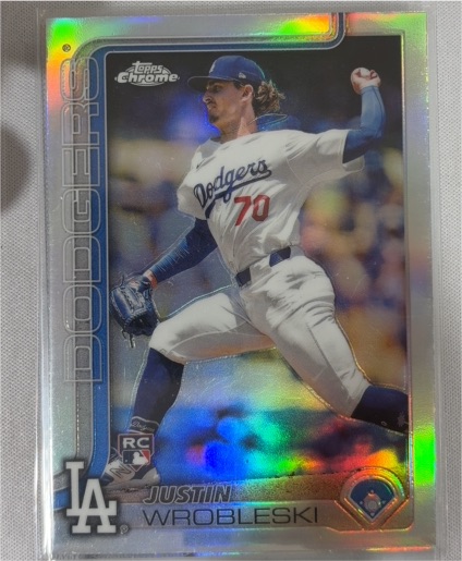2025 Topps Chrome #38 Justin Wrobleski — front