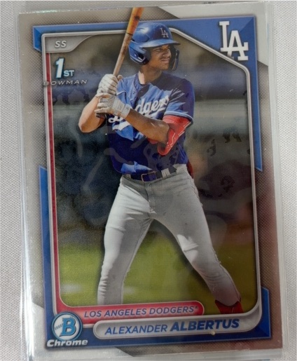 2024 Bowman Chrome #BCP-156 Alexander Albertus — front