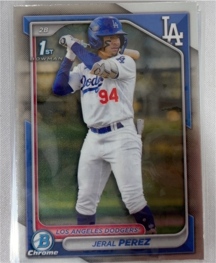 2024 Bowman Chrome #BCP-158 Jeral Perez — front