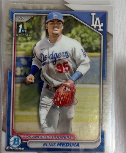 2024 Bowman Chrome #BCP-183 Elias Medina — front