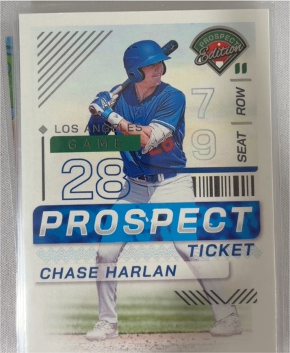 2024 Panini Prospect Edition #108 Chase Harlan — front