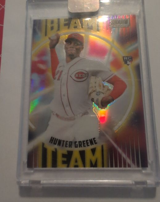 2022 Topps Stadium Club Chrome #BT-11 Hunter Greene — front