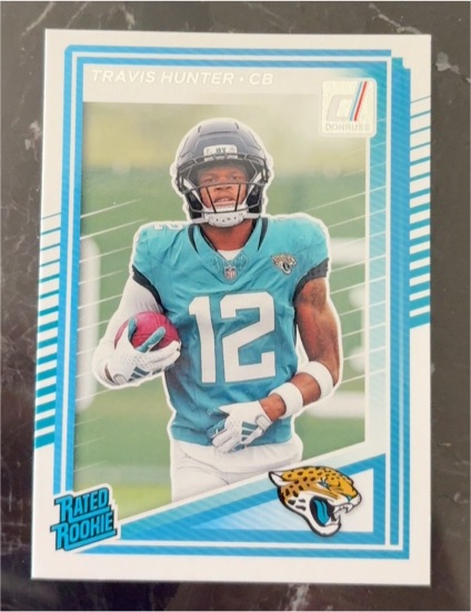 2025 Panini Donruss #301 Travis Hunter Rated Rookie — front
