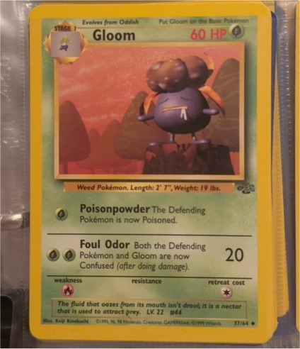 1999 Pokémon #37 Gloom — front